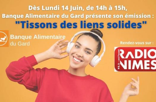 Emission Radio Banque Alimentaire du Gard Radio Nîmes